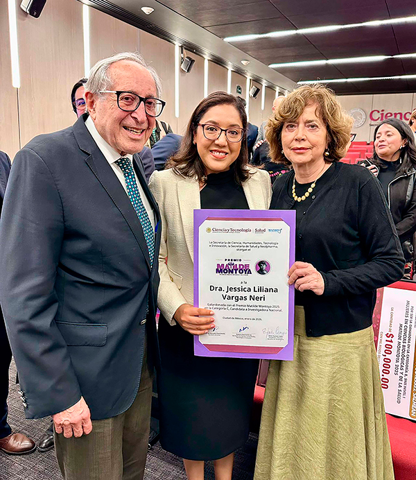 Las mujeres estamos haciendo algo en la ciencia, asegura Jessica Liliana Vargas Neri