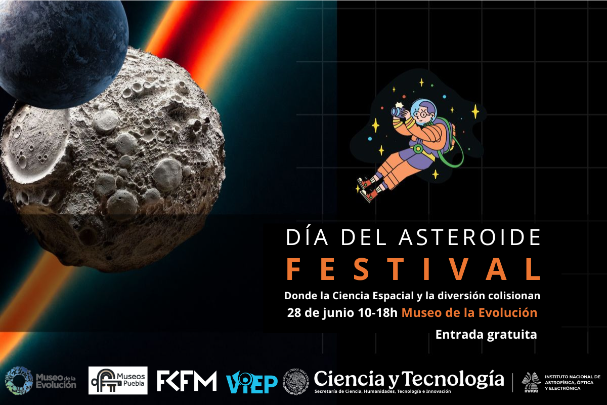 El próximo domingo 28 de junio se llevará a cabo el Día del Asteroide en el Museo de la Evolución, en Puebla