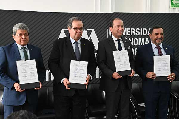 COMUNICADO CONJUNTOUNAM, IPN, CINVESTAV y UAM crean alianza para posicionar a la Ciudad de México como Capital del Conocimiento de América