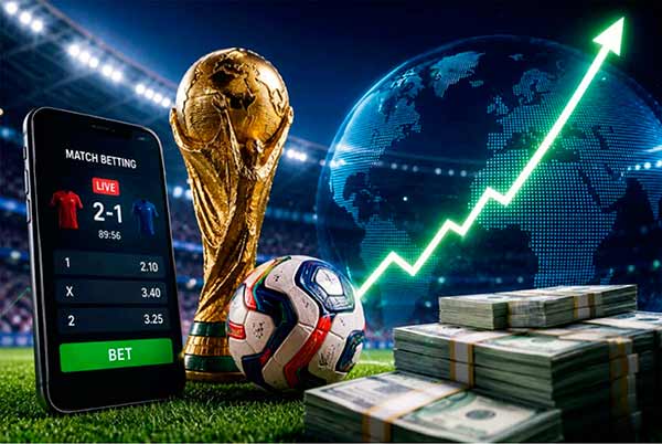 Apuestas en línea por el mundial aumentarían hasta 50 por ciento, prevé economista