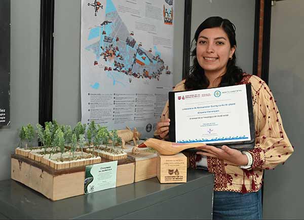 Premio al Mérito Ambiental 2026 para “Etiqueta Chinampera” de la UNAM