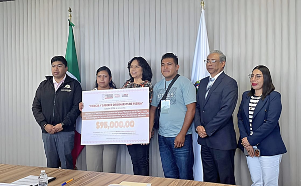 Proyecto TONATIUH obtiene premio de primer lugar estatal en la convocatoria “Ciencia y Saberes Originarios de Puebla” 2026, en la categoría tecnologías comunitarias