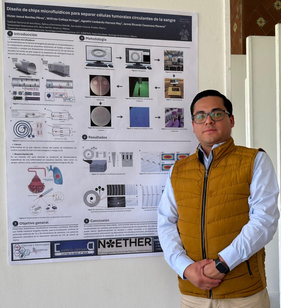 Estudiante del INAOE obtiene premio por proyecto de investigación