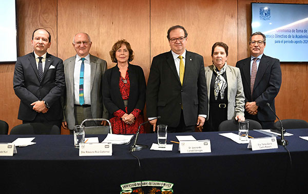 Toma posesión el nuevo Consejo Directivo de la Academia Mexicana de Ciencias