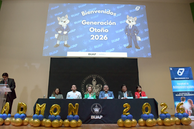 Da bienvenida Facultad de Administración a estudiantes de nuevo ingreso