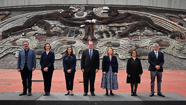La UNAM, la Embajada de los Estados Unidos en México y World Monuments Fund acuerdan conservar el muralismo en CU