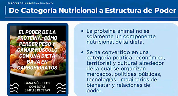 Ingesta de carne sigue asociada a bienestar, plantea Elena Lazos Chavero