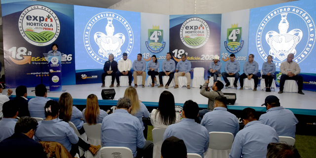 Inaugura Rectora Lilia Cedillo Expo Hortícola Puebla BUAP 2026